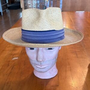 Vintage Wormser genuine Panama hat